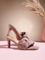 Load image into Gallery viewer, PEEK HEELS-8 Women Faux Leather Pointed Heel