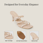 Load image into Gallery viewer, PEEK HEELS-9 Women Faux Leather Pointed Heel