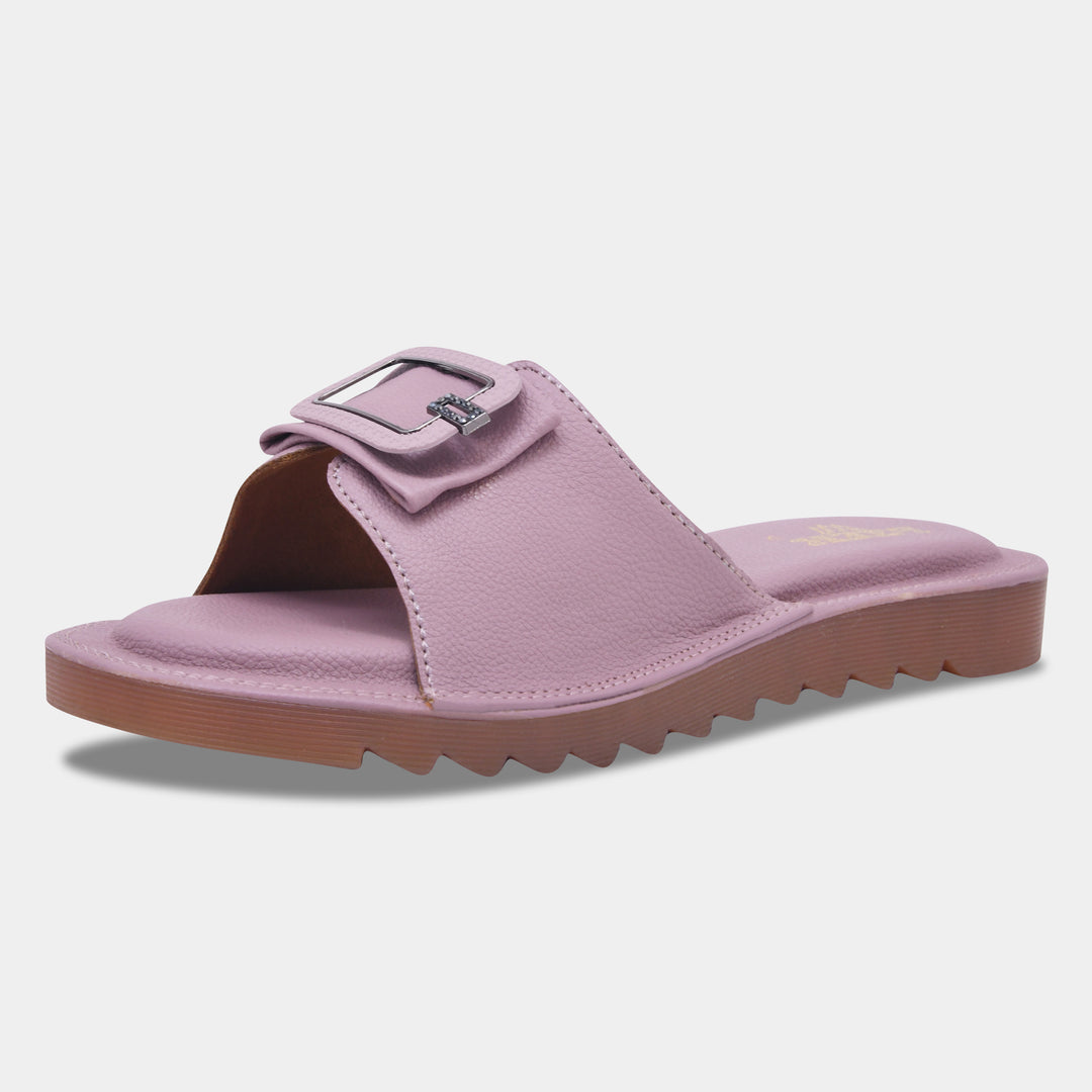Showstopper Buckle Slip On Flats for