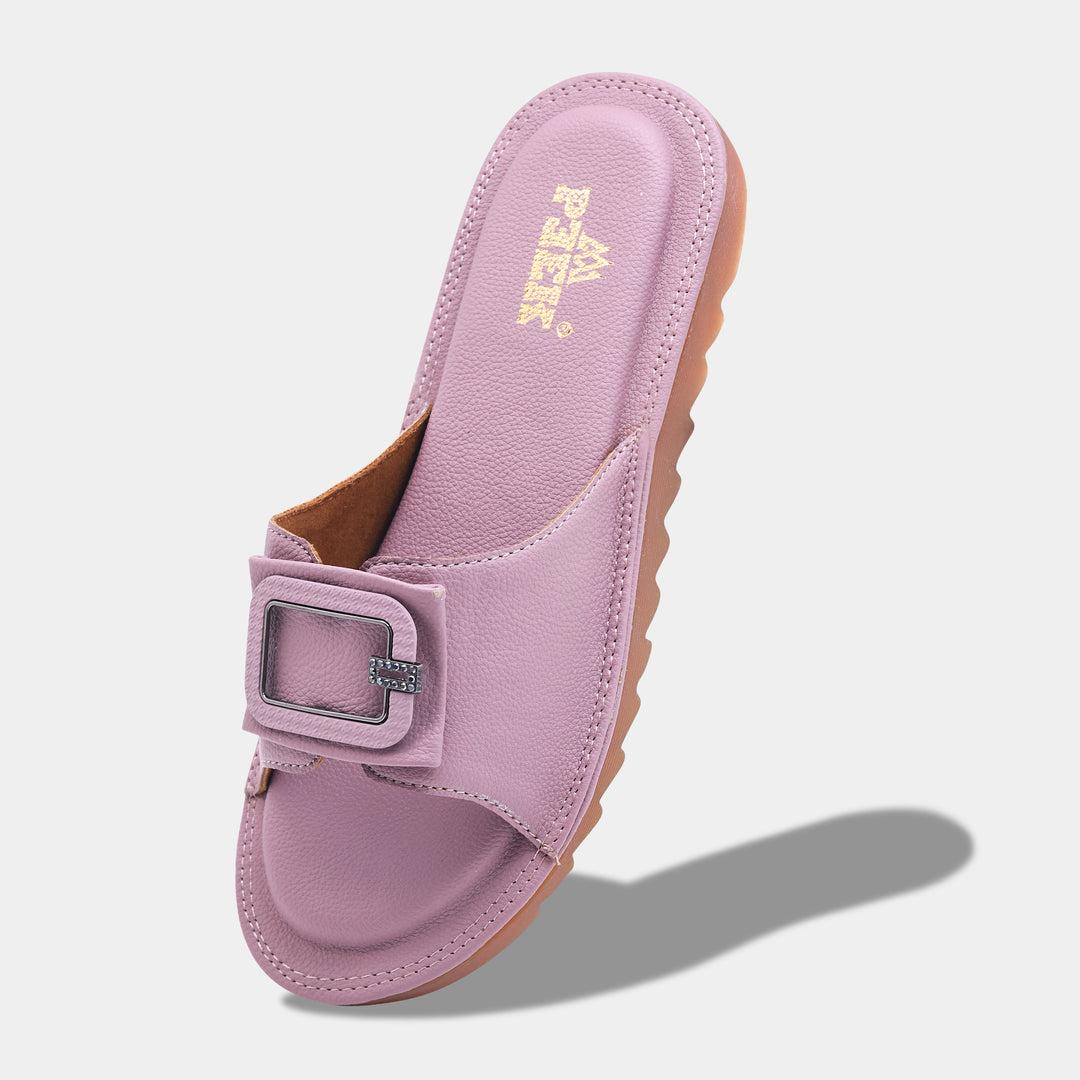 Showstopper Buckle Slip On Flats for