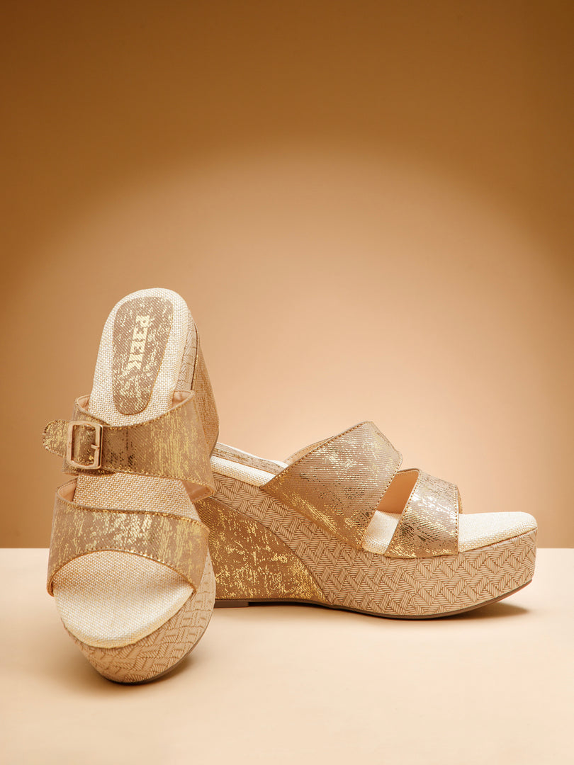PEEK WEDGES-1 Women Faux Leather Wedges
