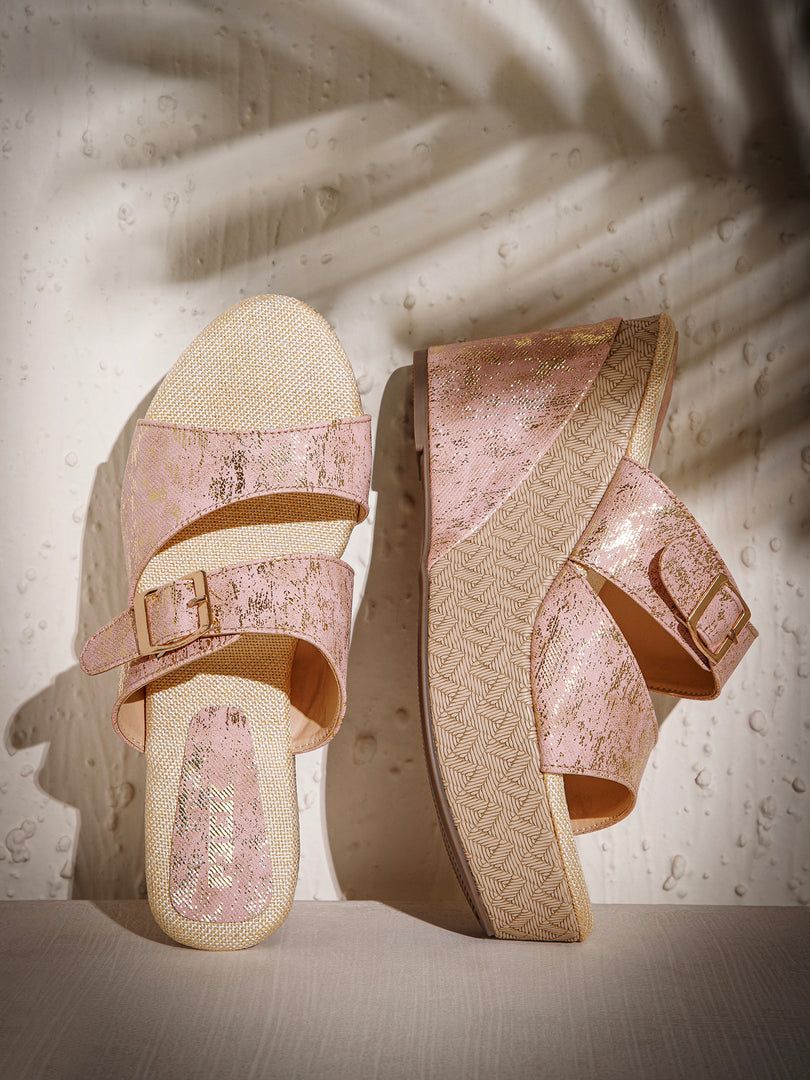 PEEK WEDGES-1 Women Faux Leather Wedges