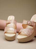 Load image into Gallery viewer, PEEK WEDGES-1 Women Faux Leather Wedges