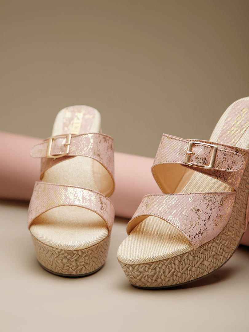 PEEK WEDGES-1 Women Faux Leather Wedges