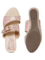 Load image into Gallery viewer, PEEK WEDGES-1 Women Faux Leather Wedges