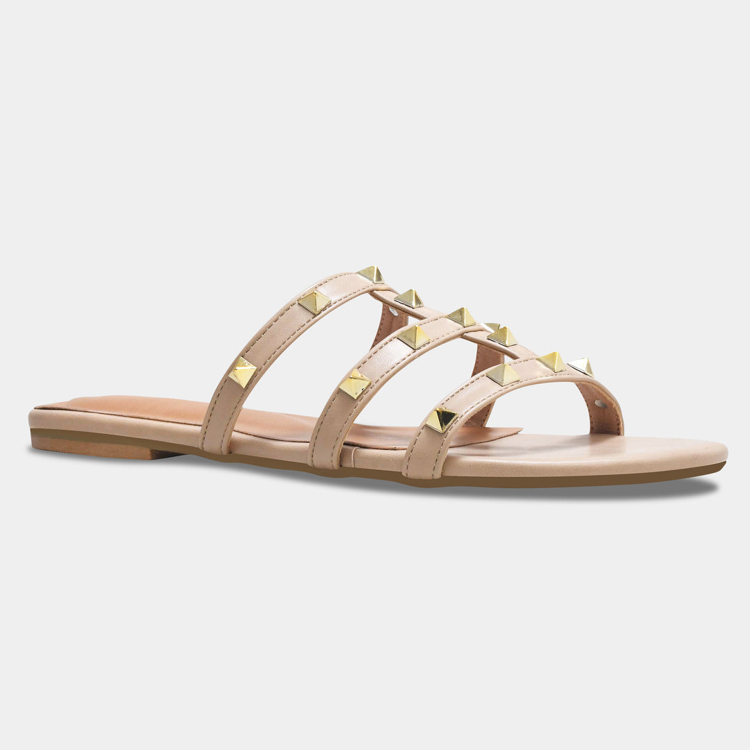 Kiara-1 Open Toe Women Flats