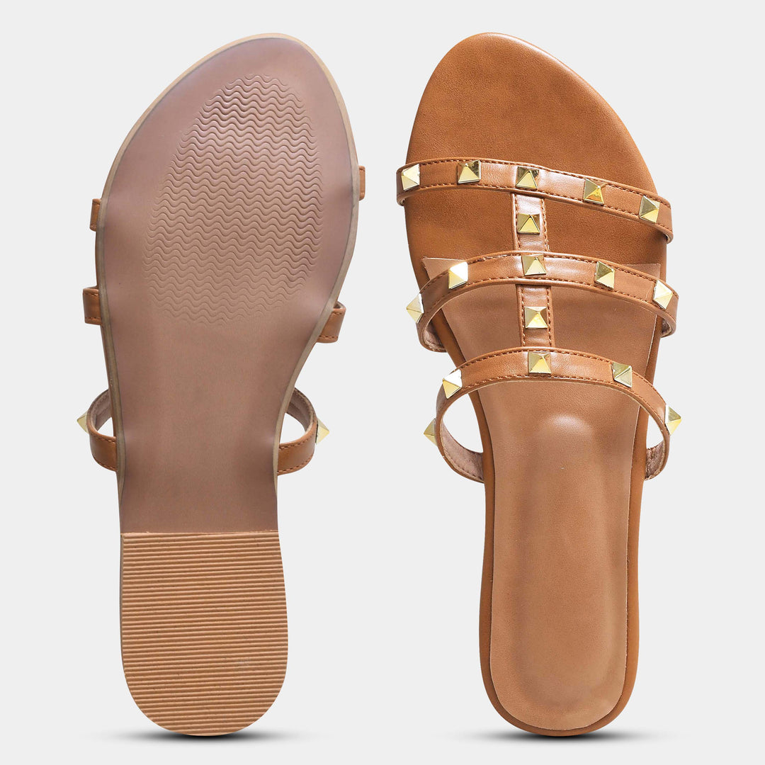 Kiara-1 Open Toe Women Flats