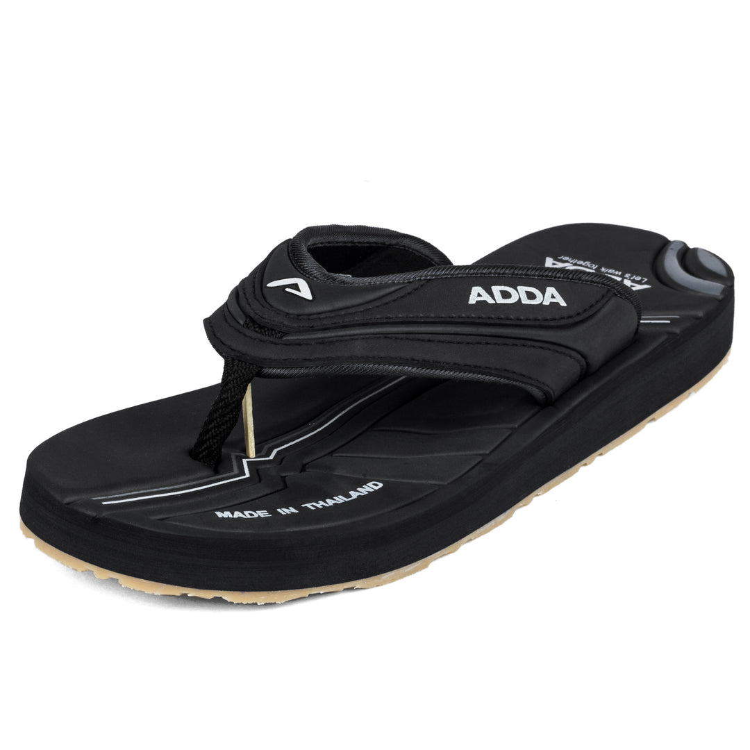 ADDA Omega-02 Solid Thong Slipper For Men