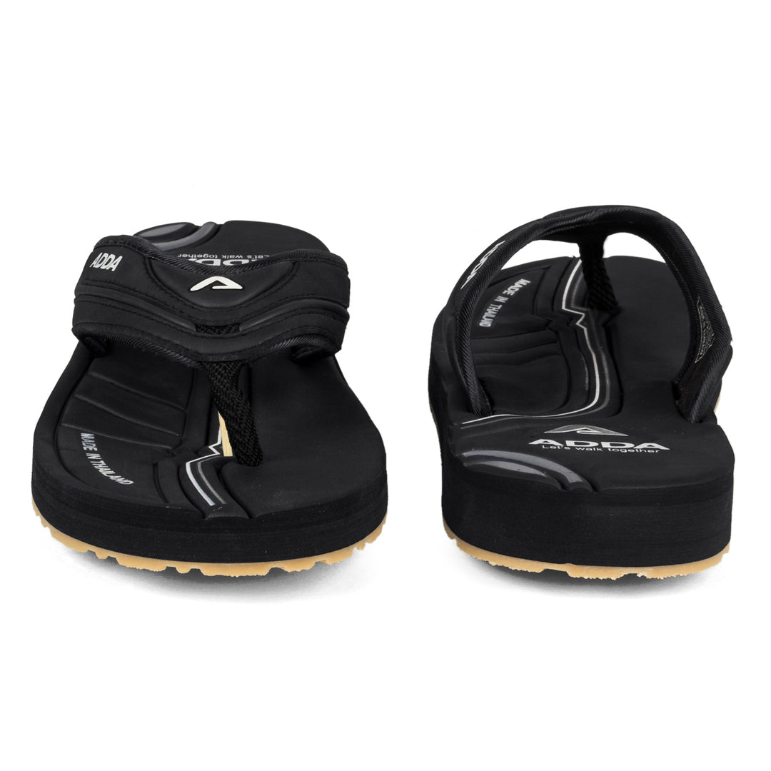 ADDA Omega-02 Solid Thong Slipper For Men