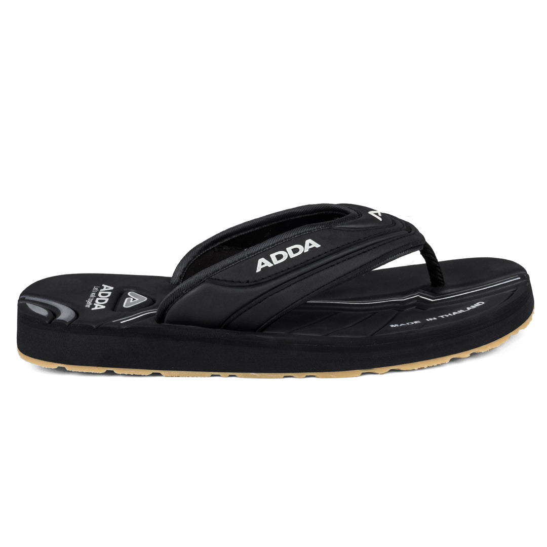 ADDA Omega-02 Solid Thong Slipper For Men