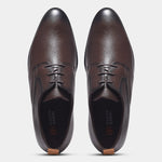 Load image into Gallery viewer, ROSETTO ROMERO ALEX Men Faux Leather Black Formal Lace-Ups Shoes