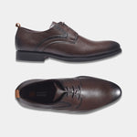 Load image into Gallery viewer, ROSETTO ROMERO ALEX Men Faux Leather Black Formal Lace-Ups Shoes
