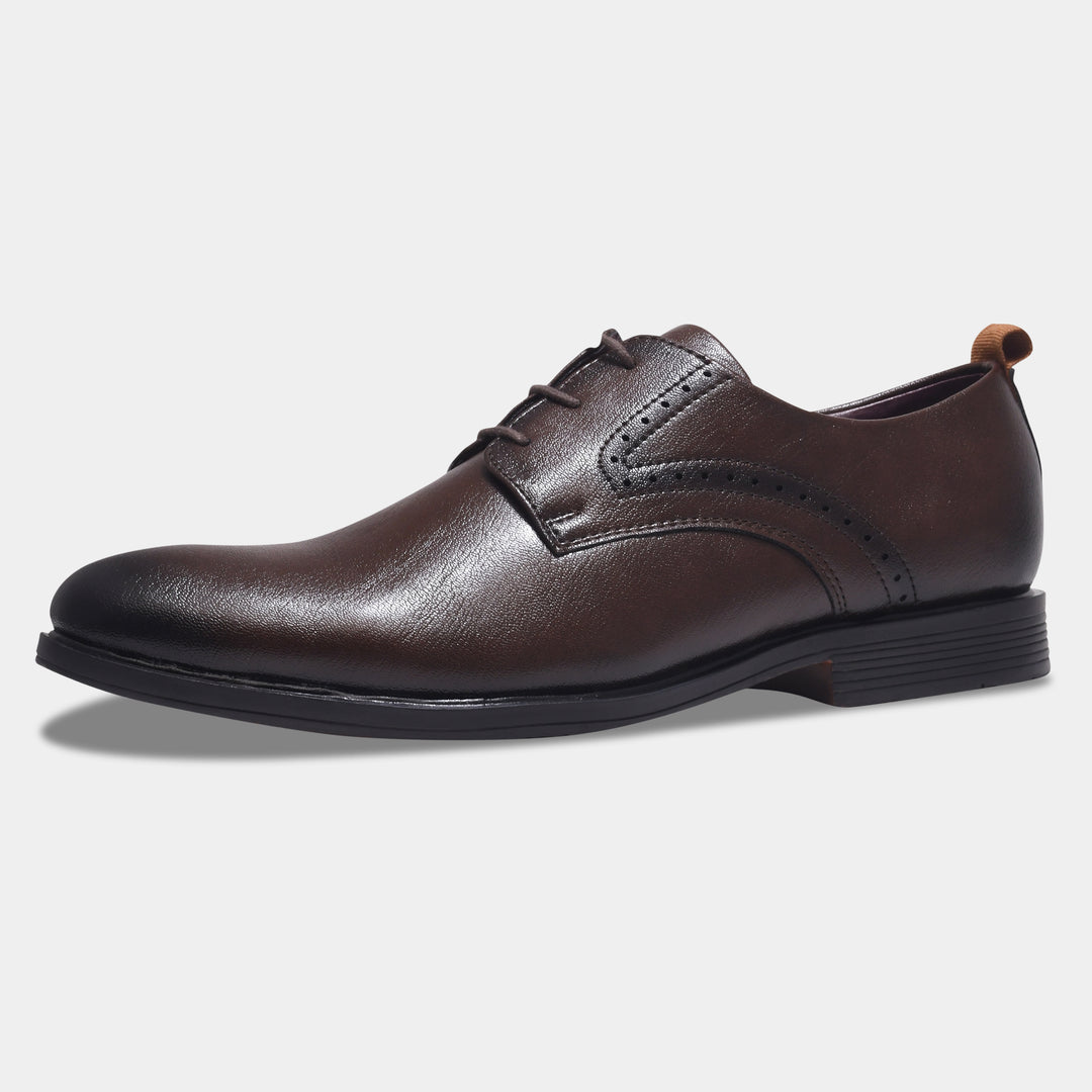 ROSETTO ROMERO ALEX Men Faux Leather Black Formal Lace-Ups Shoes
