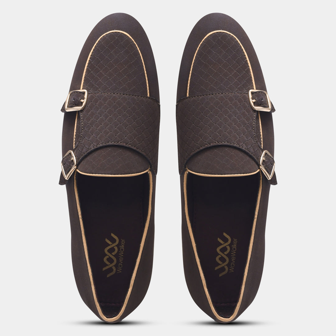 WAVEWALKER CAPTAIN Men Black Classic Suede Loafers