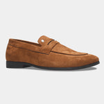 Load image into Gallery viewer, WAVEWALKER CHARGE Men Black Classic Suede Loafers