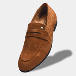 Load image into Gallery viewer, WAVEWALKER CHARGE Men Black Classic Suede Loafers