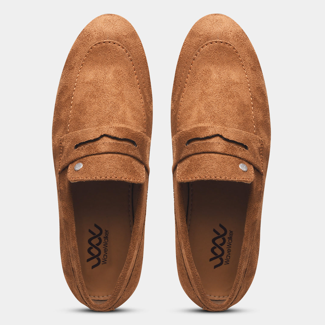 WAVEWALKER CHARGE Men Black Classic Suede Loafers