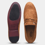 Load image into Gallery viewer, WAVEWALKER CHARGE Men Black Classic Suede Loafers