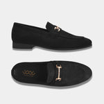 Load image into Gallery viewer, WAVEWALKER CRANE Men Black Classic Suede Loafers
