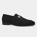 Load image into Gallery viewer, WAVEWALKER CRANE Men Black Classic Suede Loafers