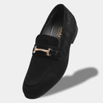 Load image into Gallery viewer, WAVEWALKER CRANE Men Black Classic Suede Loafers