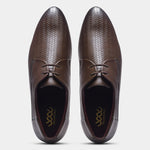 Load image into Gallery viewer, WAVEWALKER CREW Men Faux Leather Black Formal Lace-Ups Shoes