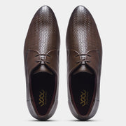 WAVEWALKER CREW Men Faux Leather Black Formal Lace-Ups Shoes
