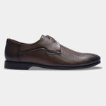 Load image into Gallery viewer, WAVEWALKER CREW Men Faux Leather Black Formal Lace-Ups Shoes