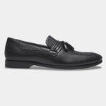 Load image into Gallery viewer, WAVEWALKER EASY Men Faux Leather Black Slip-On Loafers