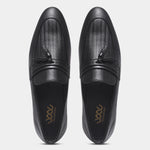 Load image into Gallery viewer, WAVEWALKER EASY Men Faux Leather Black Slip-On Loafers
