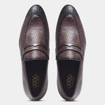 Load image into Gallery viewer, WAVEWALKER FLOW Men Faux Leather Black Slip-On Loafers