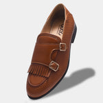Load image into Gallery viewer, WAVEWALKER INFINITY Men Faux Leather Black Slip-On Loafers