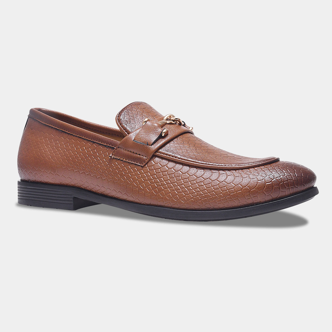 WAVEWALKER RELAX Men Faux Leather Black Slip-On Loafers