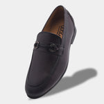 Load image into Gallery viewer, WAVEWALKER TINNY Men Black Leather Slip-On Loafers