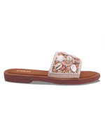 Load image into Gallery viewer, Stylish Handcrafted Flats with Shells, Beads &amp; Stones