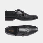 Load image into Gallery viewer, Rosetto Romero Steel Polished &amp; Bold Double Monk Strap For Men
