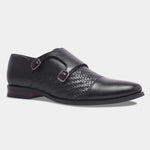 Load image into Gallery viewer, Rosetto Romero Steel Polished &amp; Bold Double Monk Strap For Men
