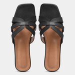 Load image into Gallery viewer, Peek Supermodel Black Casual Slippers
