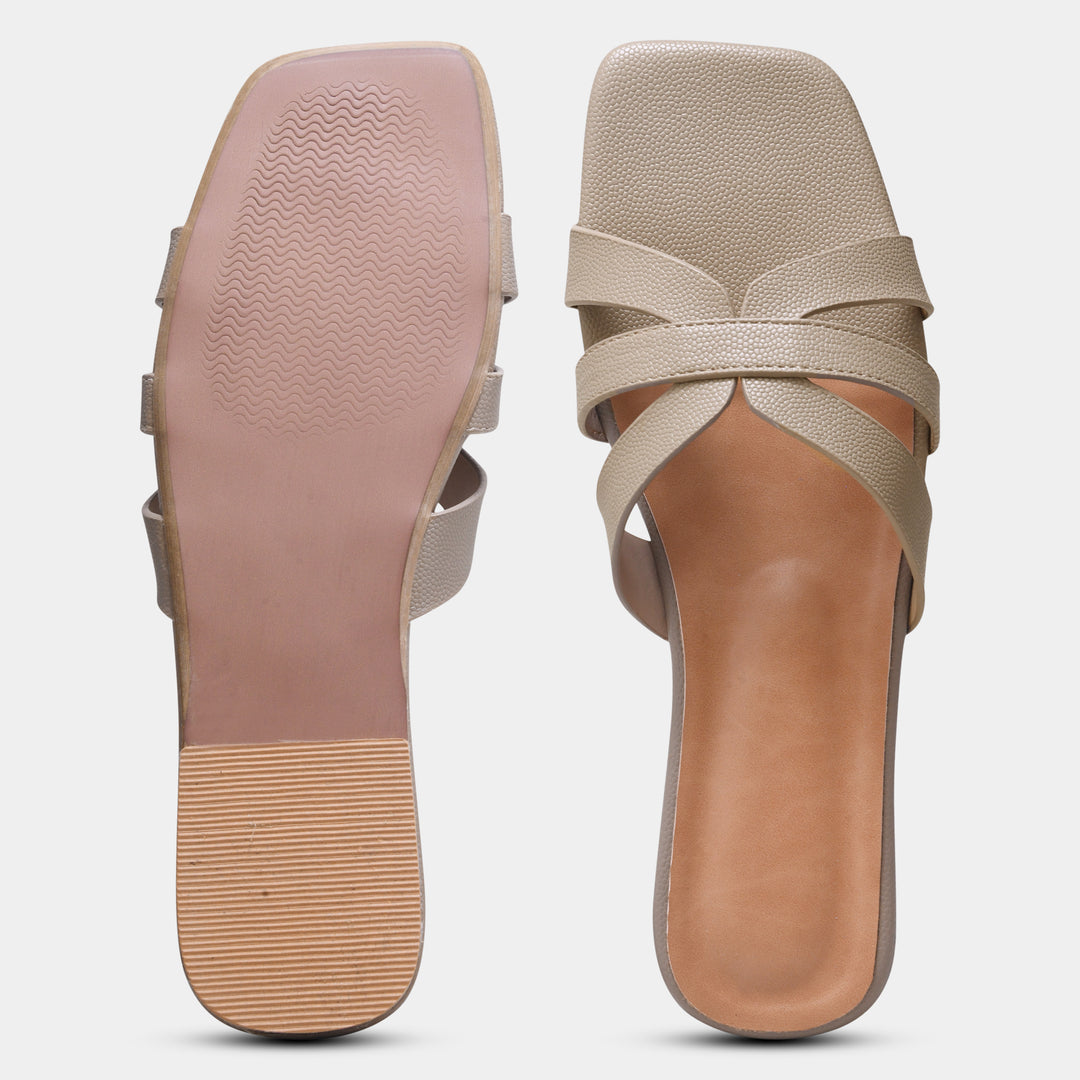 Peek Supermodel Black Casual Slippers