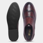 Load image into Gallery viewer, Rosetto Romero Thunder Handcrafted Lace-Up Brogue Shoes For Men
