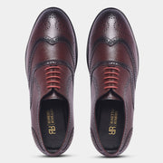 Rosetto Romero Thunder Handcrafted Lace-Up Brogue Shoes For Men