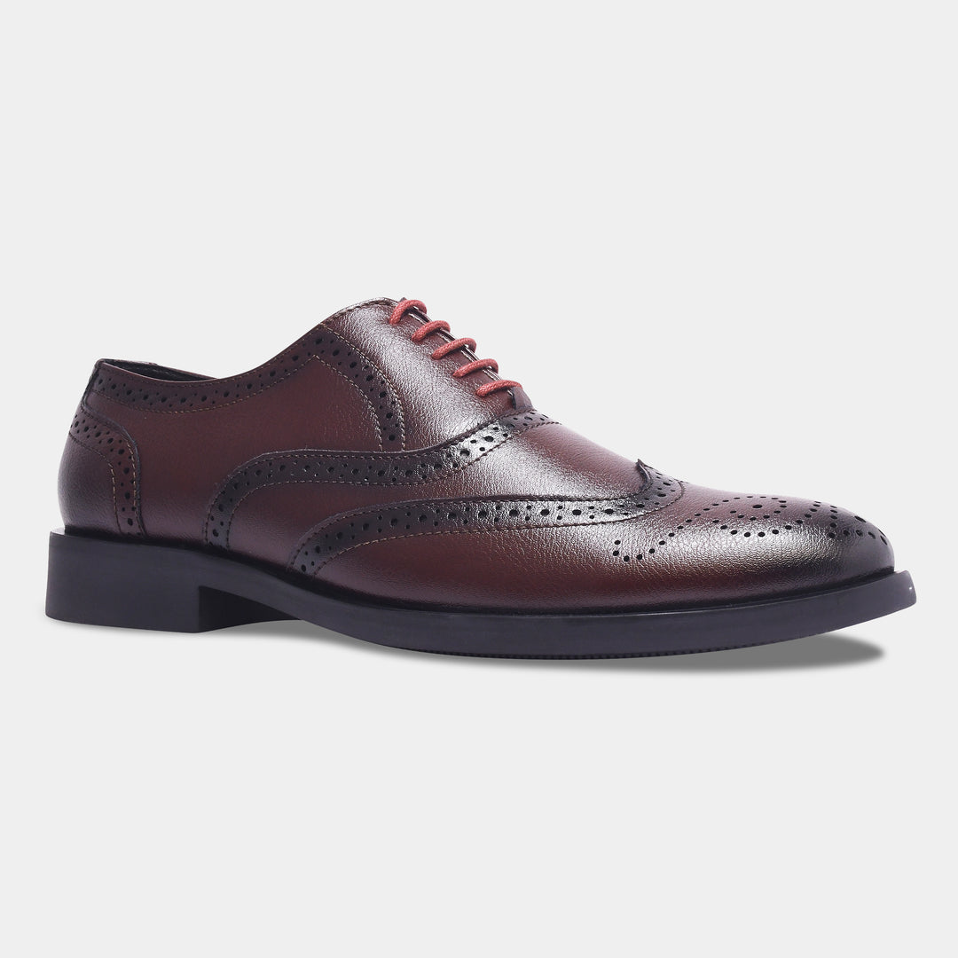 Rosetto Romero Thunder Handcrafted Lace-Up Brogue Shoes For Men