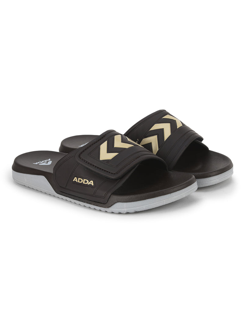 ADDA AMOUR-1 Colour-block Slide For Men