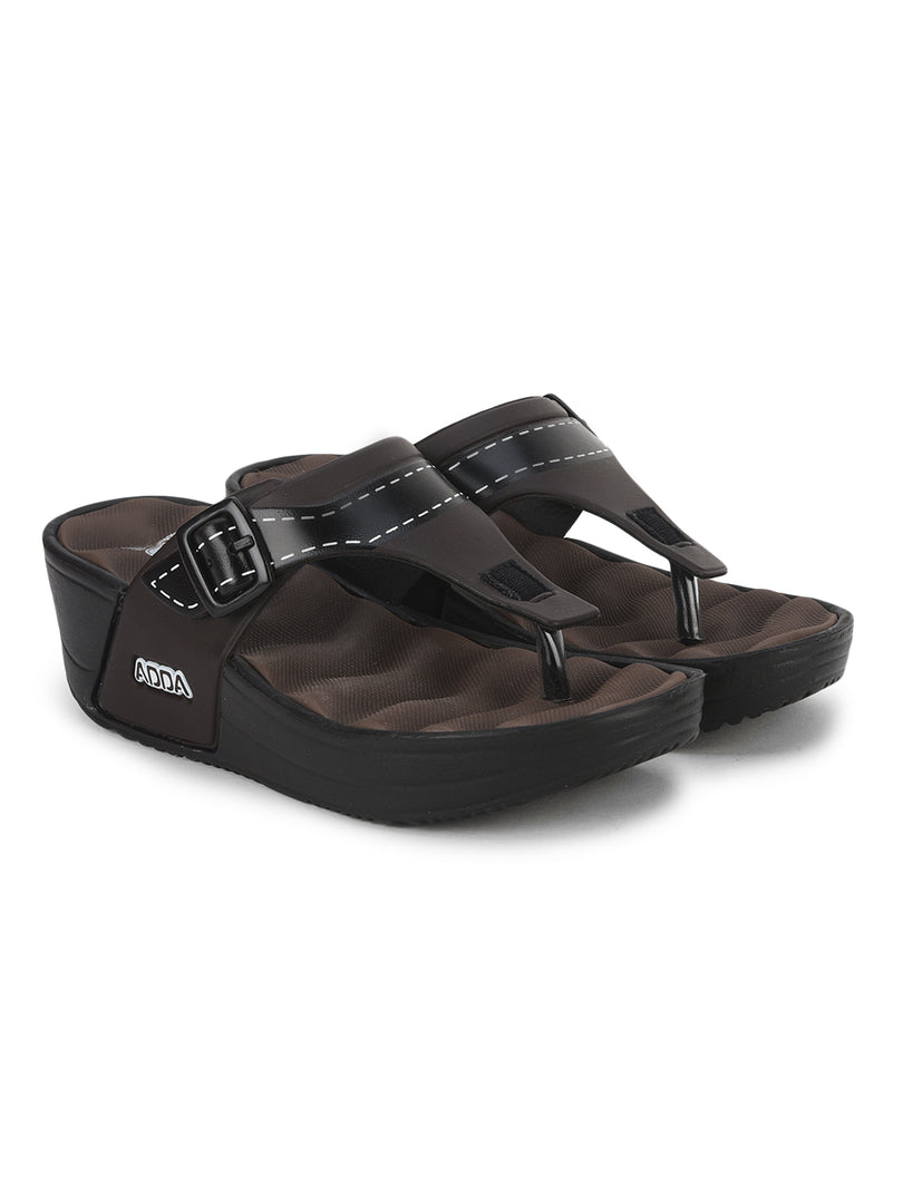 ADDA DIVA-1 Solid Wedges For Women