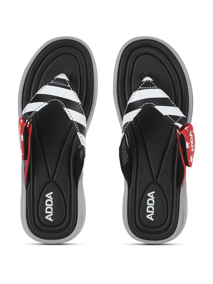 ADDA KIA-1 Stripes Thong Flip-flop For Women