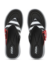 ADDA KIA-1 Stripes Thong Flip-flop For Women