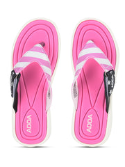 ADDA KIA-1 Stripes Thong Flip-flop For Women