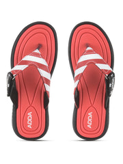 ADDA KIA-1 Stripes Thong Flip-flop For Women