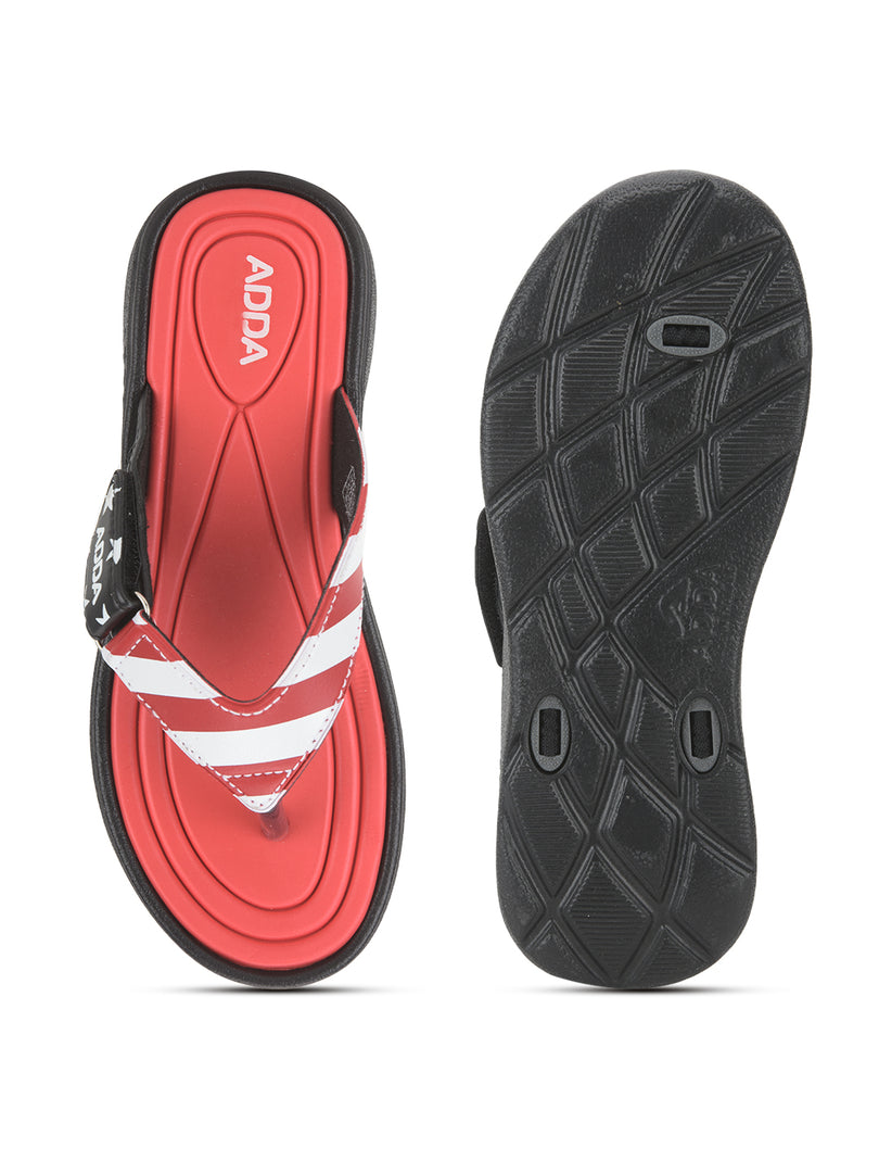 ADDA KIA-1 Stripes Thong Flip-flop For Women