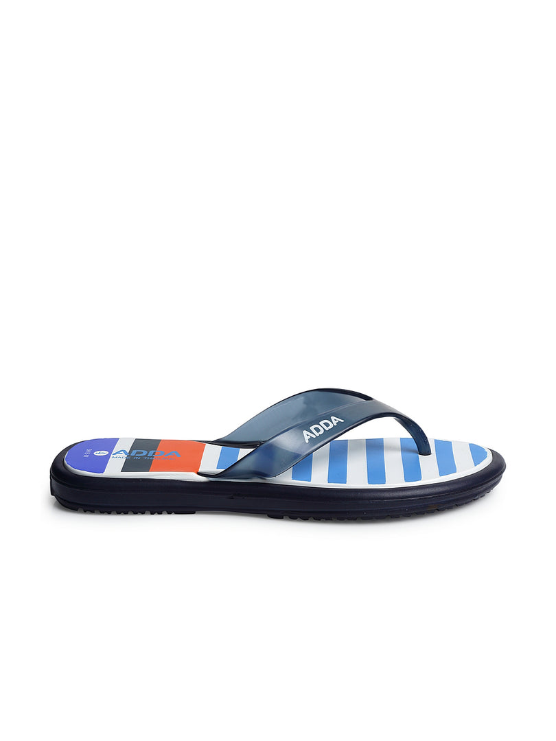 ADDA MIST Stripes Thong Flip-flop For Women